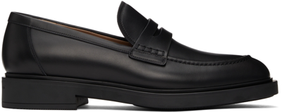 Gianvito Rossi Black Harris Torino Loafers