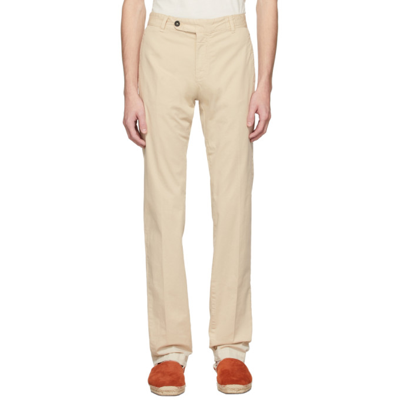 Massimo Alba Slim-fit Cotton And Wool-blend Suit Trousers In Sabbia