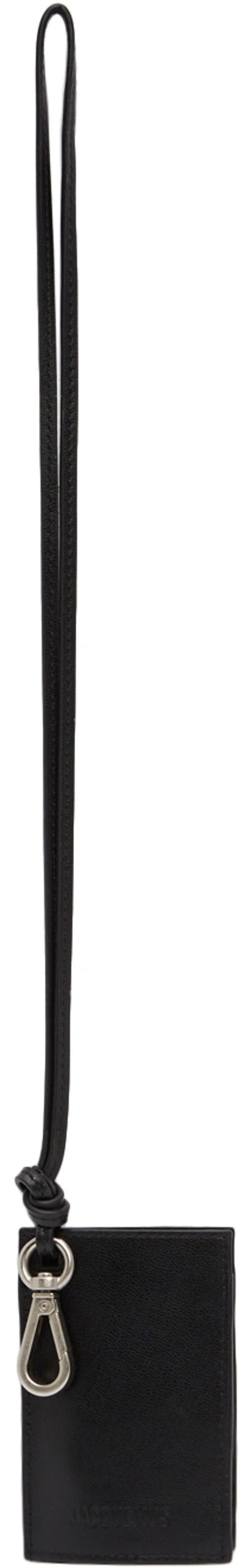 Jacquemus Black 'le Porte Frescu' Wallet