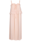 SEE BY CHLOÉ SEE BY CHLOÉ WOMEN'S BEIGE OTHER MATERIALS DRESS,CHS22SRO1701327F 38