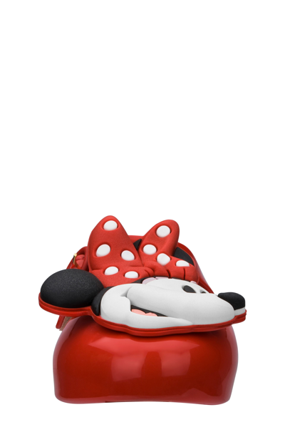 Mini Melissa Kids' X Disney Minnie Mouse Mary Jane Flat In Red