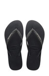 HAVAIANAS SLIM GLITTER FLIP FLOP