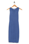 Velvet Torch Racerback Bodycon Midi Dress In Ocean