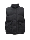 Alexander Mcqueen Graffiti Logo-print Quilted-faille Gilet In Black