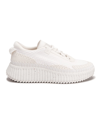 Chloé Nama Stitch Walking Sneakers In White