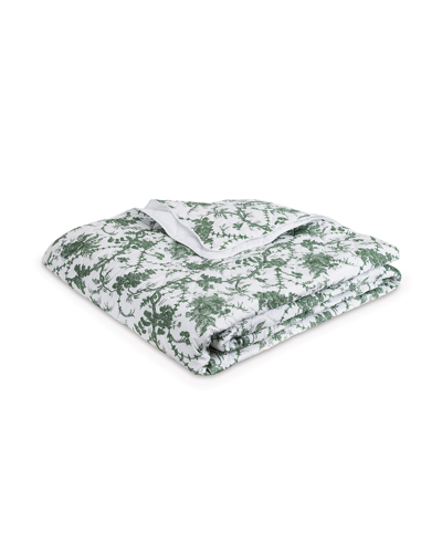 Matouk San Cristobal Full/queen Quilt In Green