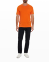 Robert Graham Men's Myles Pima Cotton T-shirt In Burnt Orange