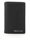 PS BY PAUL SMITH PS PAUL SMITH LOGO PRINTED STRIPE DETAILED WALLET