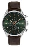 VINCERO THE CHRONO S CHRONOGRAPH LEATHER STRAP WATCH, 43MM