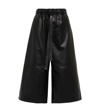 Loewe X Spirited Away Kaonashi Leather Culottes In Black