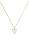 Kate Spade Women's Birthstone Goldtone & Cubic Zirconia Pendant Necklace In Clear/gold