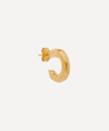 ALIGHIERI GOLD-PLATED THE UNDERSTUDY SINGLE HOOP EARRING