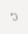 Alighieri Sterling Silver The Understudy Single Hoop Earring In Silver