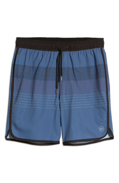 Travismathew Go Time Shorts In Vintage Indigo