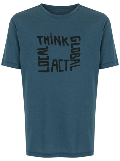 Osklen Think Global Cotton T-shirt In Blue