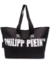 PHILIPP PLEIN LOGO-PRINT TOTE BAG
