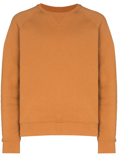 Organic Basics Sweatshirt En Coton Organique In Orange