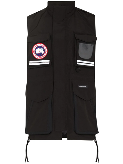 Canada Goose The Journey Multi-pocket Vest In Black