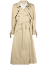 Dorothee Schumacher Classic Ease Cotton-blend Trench Coat In Neutrals