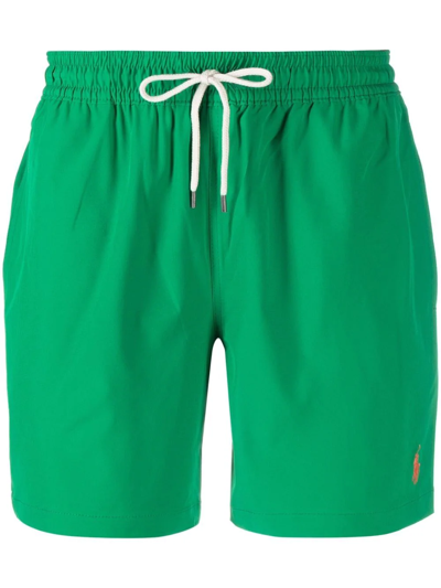Polo Ralph Lauren 14.6 Cm Traveller Classic Swimming Trunk Clothing In Green