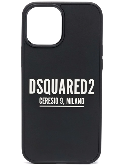 Dsquared2 Adress-print Iphone 12 Pro Max Case In Black