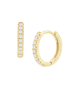 NEPHORA WOMEN'S 14K YELLOW GOLD & DIAMOND HOOP EARRINGS