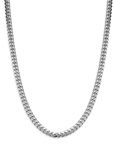 Effy Men's Sterling Silver Miami Cuban Link Chain Necklace