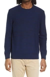 Apc Mathias Neppy Crewneck Sweater In Navy