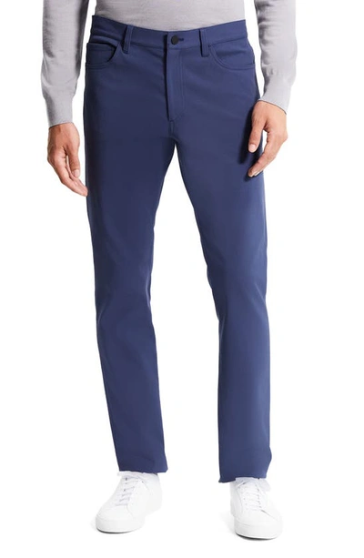 Theory Raffi Neoteric Twill Slim Fit Trousers In Sargasso
