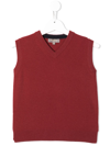 N•PEAL ORGANIC CASHMERE KNITTED VEST TOP