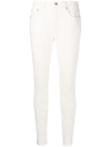 R13 White Boyfriend Skinny Jeans