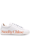 SEE BY CHLOÉ LOGO-PRINT LOW-TOP SNEAKERS