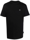 Philipp Plein Logo-patch Short-sleeve T-shirt In Black