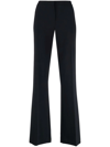 Pinko Pressed-crease Tailored Trousers In Black
