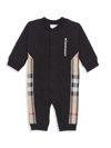 BURBERRY BABY'S QUILTED VINTAGE CHECK JUMPSUIT