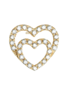 Devon Woodhill Women's I Carry Your Heart 18k Yellow Gold & Diamond Stud Earrings