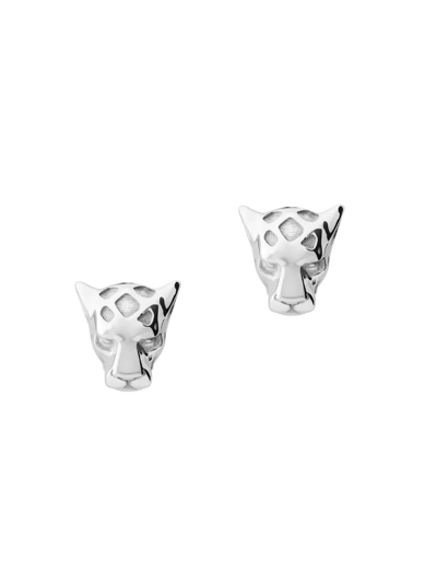 Tane Mexico Jaguar Head Cufflinks In Silver