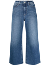 PAIGE ANESSA CROPPED FLARED JEANS
