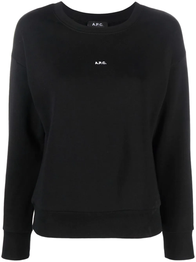 Apc Annie Sweatshirt - Atterley In Lzz Black