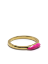Eshvi Lips-charm Ring In Gold