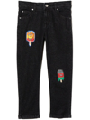 STELLA MCCARTNEY ICE LOLLY EMBROIDERED JEANS