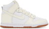 NIKE WHITE DUNK HIGH TOP SNEAKERS