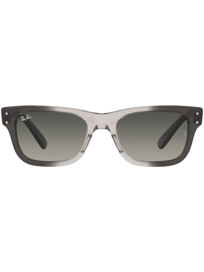 Ray Ban Mr Burbank Square-frame Sunglasses In Grau