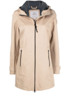 Woolrich Coats Beige In Nude