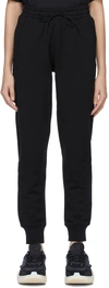 Y-3 BLACK CLASSIC TERRY LOUNGE PANTS