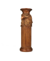Rosemary Lane Polystone Traditional Pedestal Table In Bronze