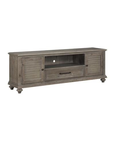 Furniture Seldovia Tv Stand In Driftwood Light Brown