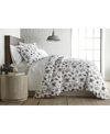 Southshore Fine Linens Watercolor Symphony Luxury Cotton Sateen Duvet Cover Sets In Gray