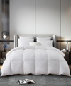 Serta European White Down & Feather All Season Comforter, King In White