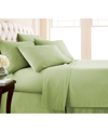 Southshore Fine Linens Adjustable Mattress 7-pc. Sheet Set, Split King In Evergreen